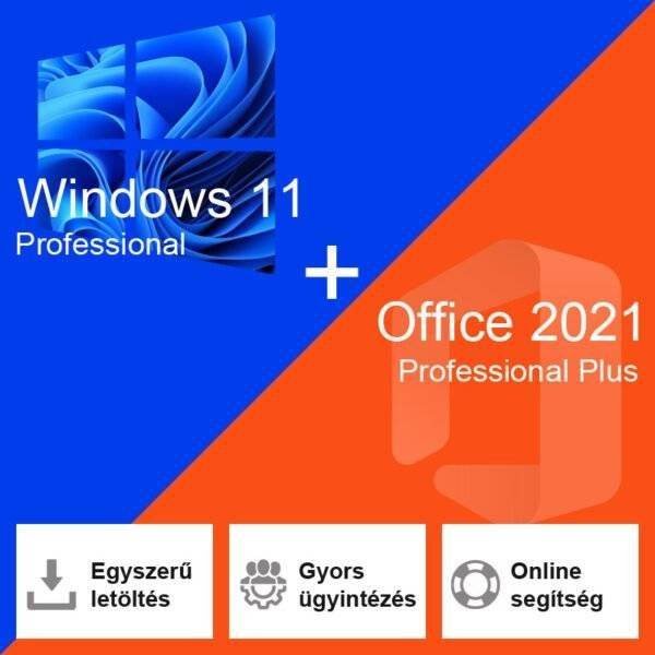 Windows 11 pro, Office 2021 pro plus